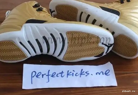 Authentic Air Gold 12 Jordan Pinnacle 0513